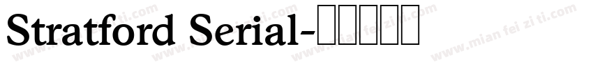 Stratford Serial字体转换